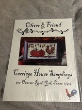 Counted Cross Stitch Chart Oliver & Friend Carriage House Samplings