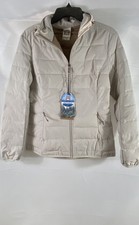 Avalanche Women's Tan Quilted Water Resistant Hooded Puffer Jacket Sz XS NWT