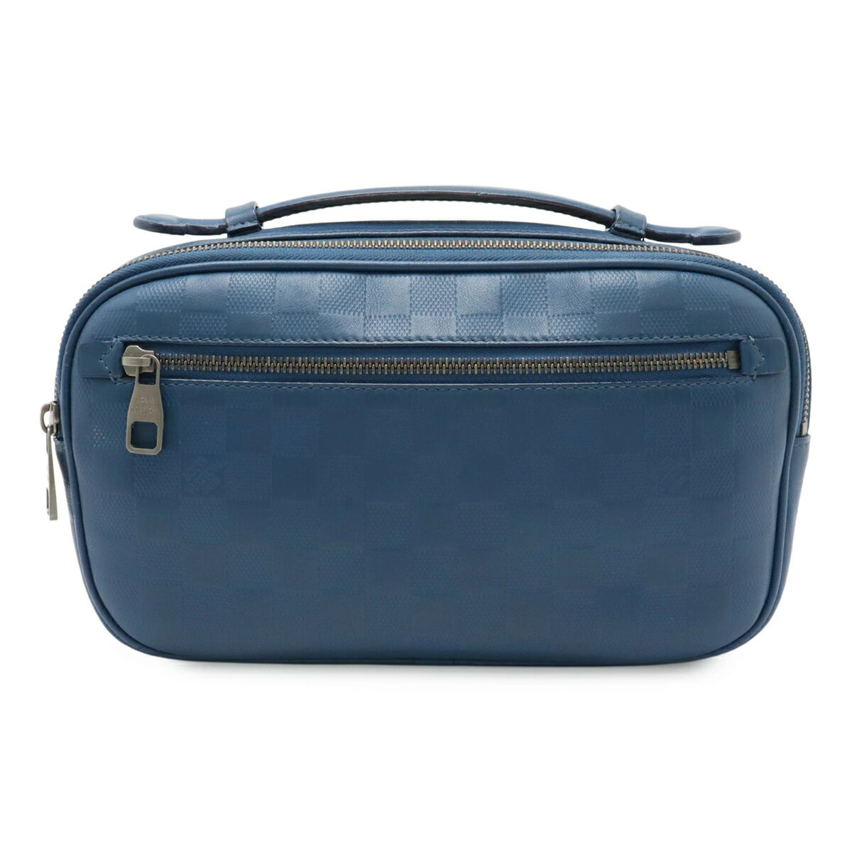 LOUIS VUITTON Damier Infini Ambr Body Bag Shoulder Bag 2WAY Handbag Neptun Blue