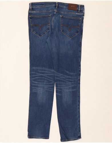 Pantalones de mezclilla ajustados JOOP para hombre calce moderno W34 L34 azul algodón BP08 - Imagen 2 de 4