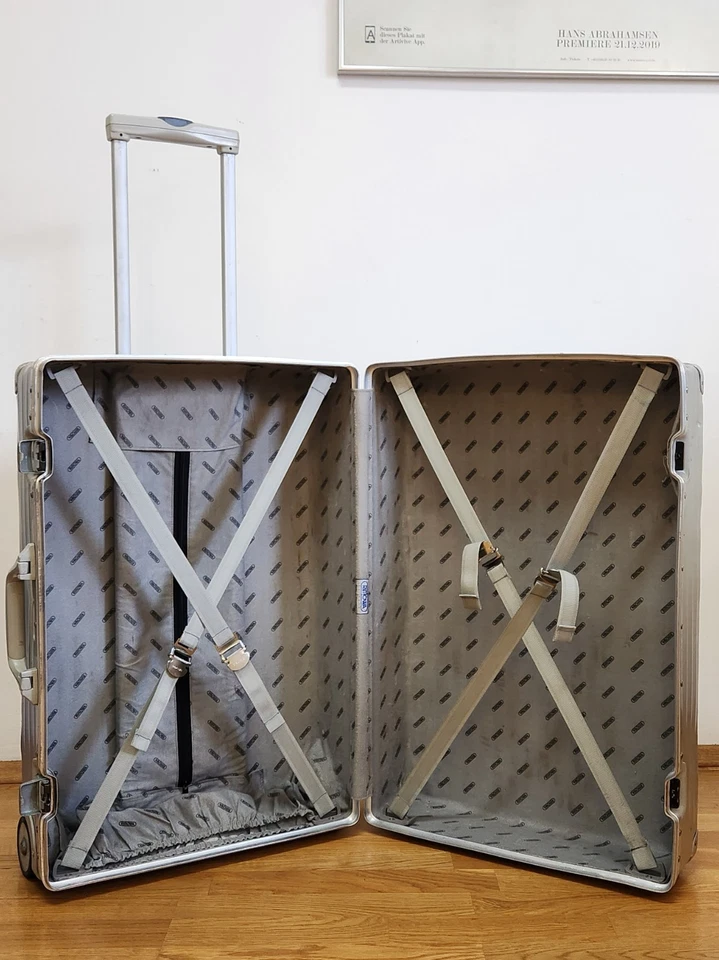 🎅 RIMOWA Classic Flight Koffer 🎄 Check-in Gr. M 🎁 Aluminium silber (preLVMH) - Bild 3 von 4