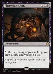 Phyrexian Arena #180 Foil Foundations Magic: The Gathering