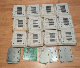 Huge Sega Dreamcast Console Parts Lot (Shell, Disc Drive, Motherboard, PSU)