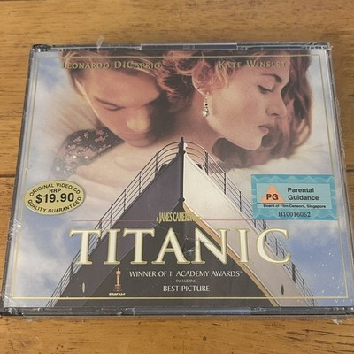 Titanic Video CD (VCD) James Cameron Leonardo DiCaprio Kate Winslet PG Singapore