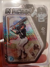 2025 Bowman Draft Billy Carlson In Action Die Cut Mojo Refractor #BIA-19