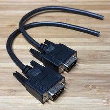 2x 8in VGA Male Pigtail Cable DB15 HD15
