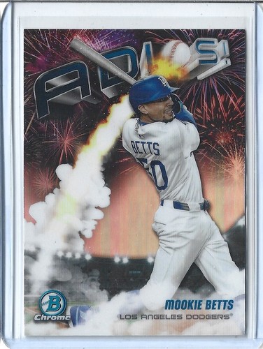 Mookie Betts - 2025 Bowman Chrome #AD-15 - Adios Insert - Los Angeles Dodgers - Picture 1 of 2