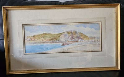 JOHN JESSOP HARDWICK RWS (1831-1917),Aquarell,''Cherbourg'',signiert