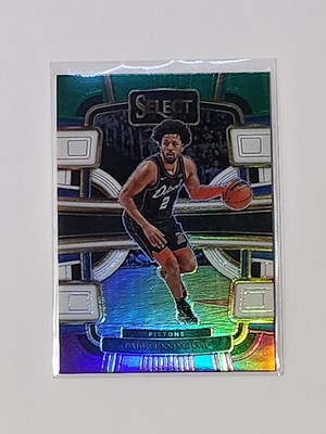 2023-24 Panini Select - Concourse Cade Cunningham #26 Green White Purple Prizm