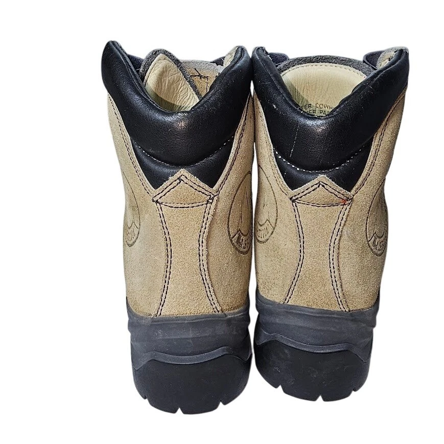 Botas de caminhada La Sportiva Jeff Lowe montanhismo couro camurça sola Vibram 9.5 - Imagem 2 de 4