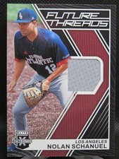 NOLAN SCHANUEL 2023 ELITE EXTRA EDITION FUTURE THREADS MEM CARD