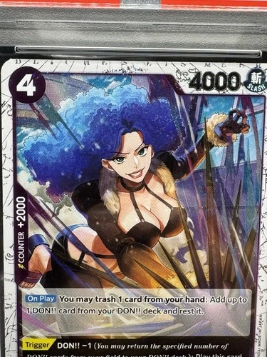 Miss Doublefinger - One Piece PRB01 OP05-073 Waifu Jolly Roger Foil PSA 10
