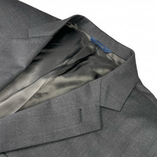 NEW Brooks Brothers Men's Bespoke Madison 2-Button Blazer Gray   Italy   42L