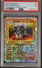 Pokemon TCG Rhydon 35/110 Legendary Collection Reverse Holo PSA 7 (2002) on eBay