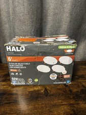 HALO HLBSL 6 in. Can Less Integrated LED White 4-Pack HLBSL609FS5-4PK 900 Lumens