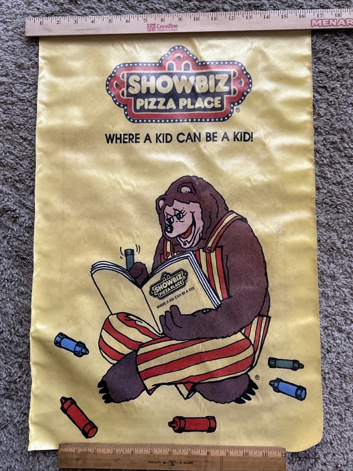 Canvas Poster 23.25" x 15 5/8" - ShowBiz Pizza Place - Billy Bob