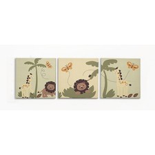Babies R Us By Design Safari 3-Piece Wall Art