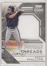 2016 Elite Extra Edition Future Threads Silhouettes Silver Brett Phillips 0pm