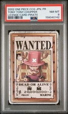2002 BANDAI ONE PIECE CCG JAPANESE PROMO TONY TONY CHOPPER PSA 8