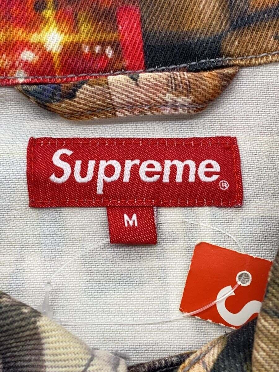 Supreme Nas and DMX collage denim コート Supreme G Jacket 21FW Nas and DMX Collage Denim Chore Coat M