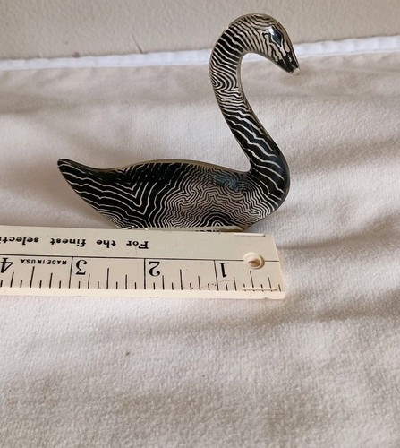 Vintage MCM Abraham Palatnik Lucite Swan Figurine Cute  - Picture 13 of 13