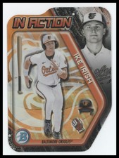 2025 Bowman Draft Ike Irish Bowman In Action Orange Refractor /25