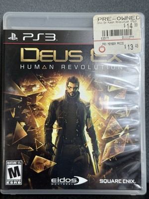PS3 Deus Ex: Human Revolution (Sony PlayStation 3, 2011) Tested Works No Manual