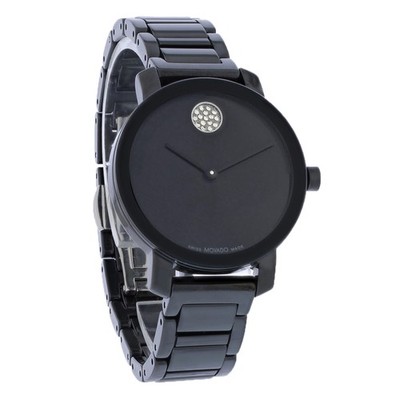 Movado Bold Evolution 2.0 Black Ceramic Women's Quartz Watch 3601235