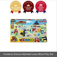 Alphabet Lore Block Brick Play Set English Learning Kids Korean Academy/Express