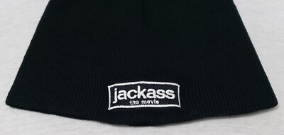 Vintage 2002 Jackass The Movie Promo Beanie Knit Skull Cap 