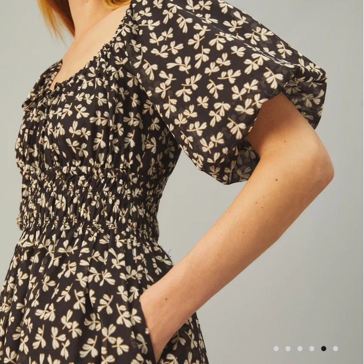 Tory burch smocked dress cheap