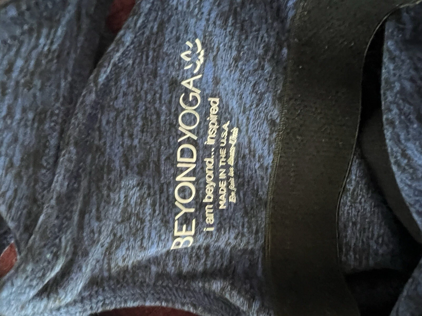 beyond-yoga athletic workout cross back shirt