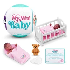 Zuru My Mini Baby, 5 surprise My mini baby series, miniature silicone doll 3 in