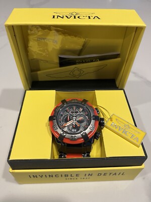 Invicta Reserve Hyperion Mens 53mm BIG Luminous Gunmetal Chronograph Watch 37338