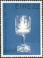 Timbre Arts Verreries Irlande 493 ** (68457DX)
