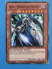 Yu-Gi-Oh Karte - Belial - Marquis der Finsternis - 1. Auflage - SDGU-DE015