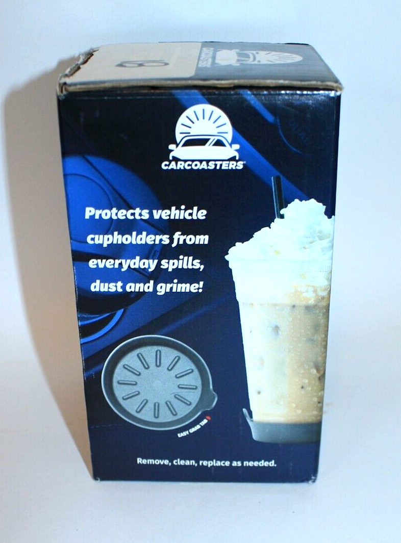 WeatherTech CarCoasters Easy Cup Holder Insert Coasters 4 Pack, Black, 2 Sizes eBay