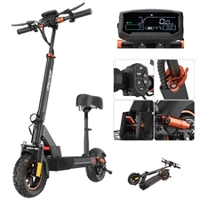 iENYRID S+ Foldable Electric Scooter 800W Motor 48V 12.5Ah Battery 28MPH W/Seat