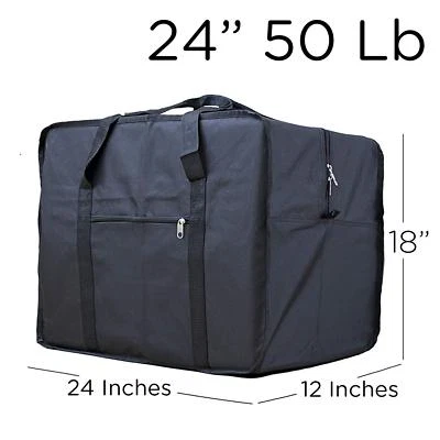 Maletin de Viaje 24" Duffle Bag Bolsa Maleta de Lona 50 Lb Cap Luggage for cuba