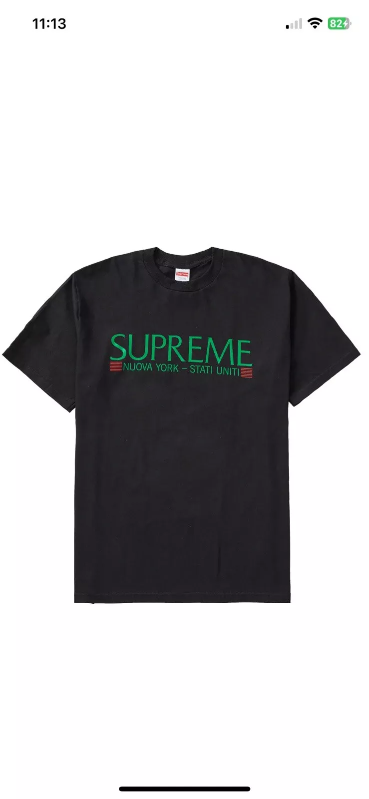 Tee shirt XL Supreme Nuova York