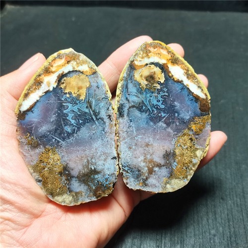 TOP 299G Natural Colored Banded Agate Crystal Madagascar Healing R1582 - Picture 6 of 13