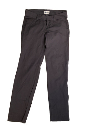 Old Navy Dark Gray Pixie Straight Stretch Pants 2