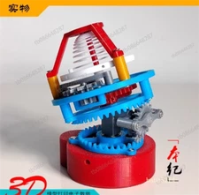 DIY 3D Printed Jaeger LeCoultre Tilt Tourbillon Rotating Mechanical Model