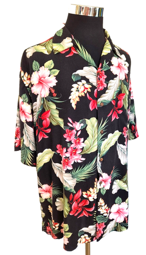 Camisa Hawaiana Iolani Para Hombre Talla XL Colorida Tropical Floral Aloha Botón Delantero - Imagen 17 de 17