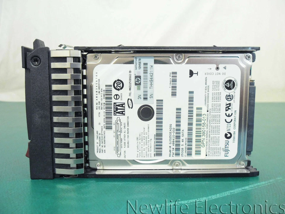 HP 460426-001 250GB 5,400 RPM 3 Gbps 2.5 in. SAS HDD 488410-002 GJ0250EAGSQ - Image 4 of 4
