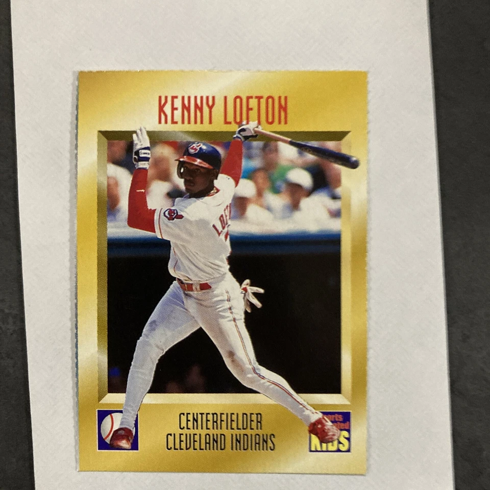 KENNY LOFTON Rare Sports Illustrated For Kids SI Cleveland Indians NM - Image 2 of 4