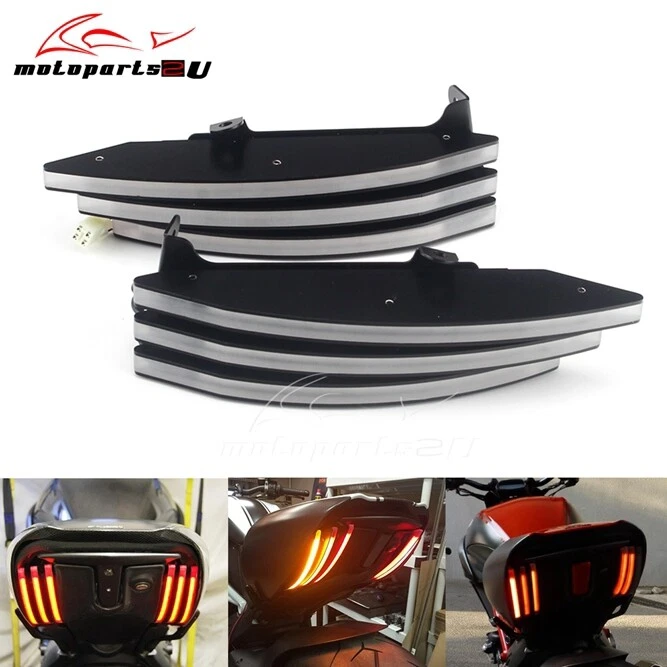For Ducati Diavel 959 Panigale LED Taillight Brake Turn Signal Lamp 2011-2018 - Image 2 of 4