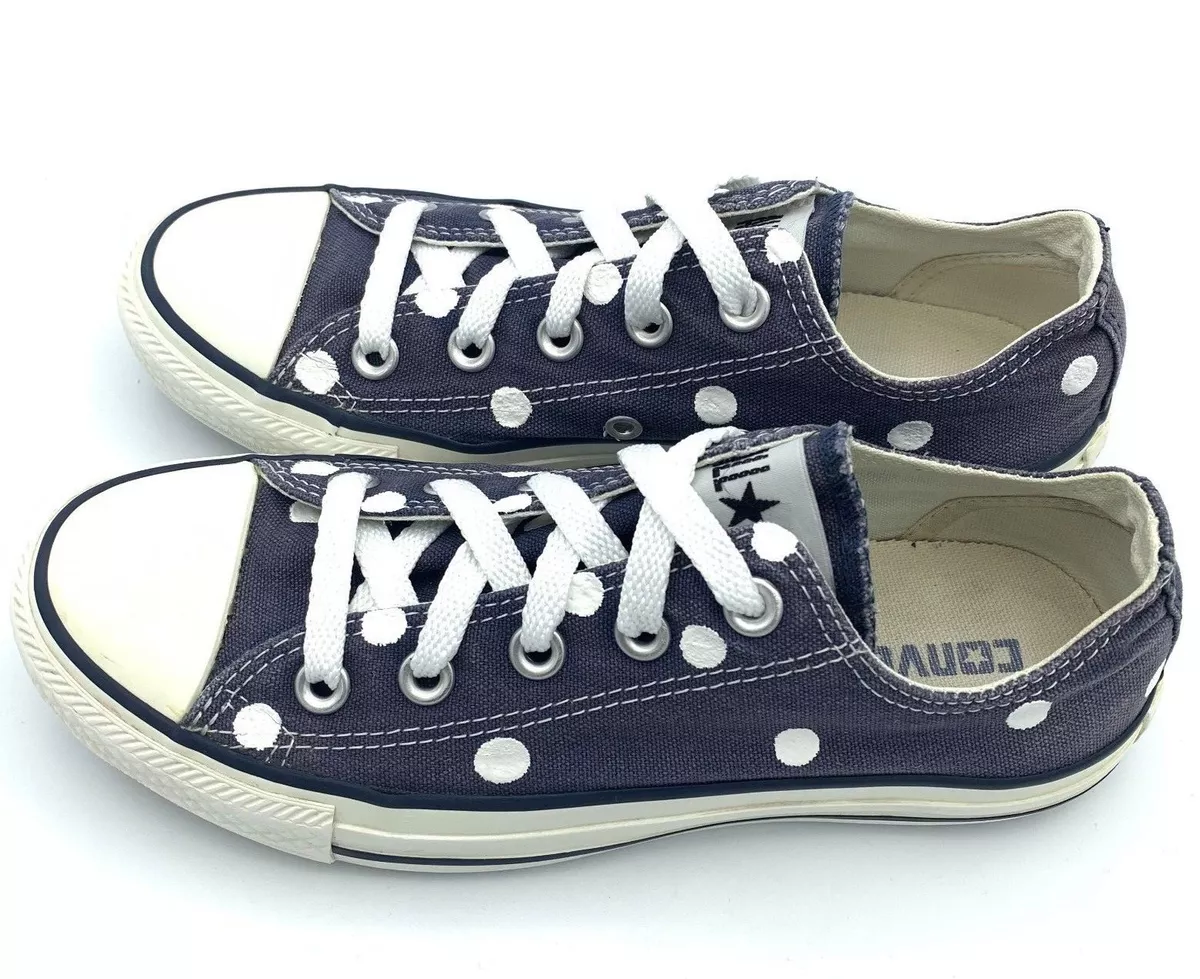 Navy blue womens chuck deals taylors