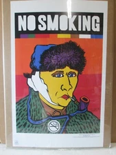 No Smoking by Dr. T.F. Chen vintage poster pop art 13624