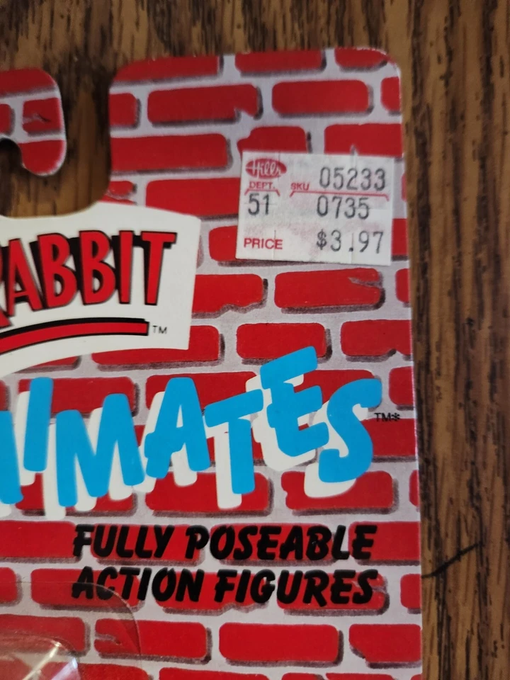 Figura 1987 Who Framed Roger Rabbit Eddie Valiant en paquete Foto 4 de 4